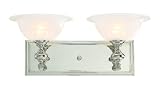 Hudson Valley Lighting 3052-AN Clarksville - Two Light Bath Vanity, Antique Nickel Finish with White Jade