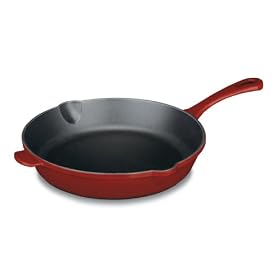 Buy Cuisinart Chef's Classic Enameled Cast Iron 10-Inch Round Fry Pan, Cardinal Red
