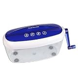Think Tank Tech 8 1/2 x 11-Inch Hand Crank Paper Shredder (Blue)