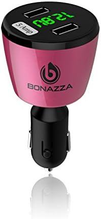 Lightning Super Fast Universal Dual USB Port 5 Amp Rapid Car Charger Adapter Best For Apple iPhone/iPad/iPod/Samsung Galaxy/Nexus/LG/Motorola/Kindle/HTC Android Mobile Cell Phone - Lifetime Warranty!