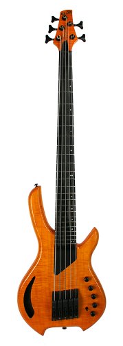 LightWave Saber Bass VL 5-String Fretted Transparent Amber