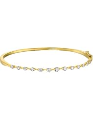 14K Yellow Gold Diamond Bangle Bracelet - 1.00 Ct. -- LIFETIME WARRANTY
