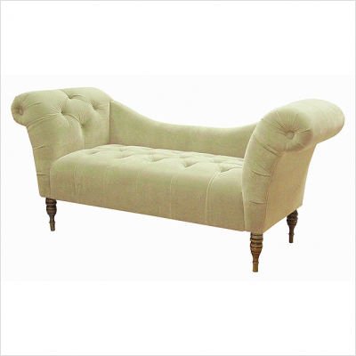 Chaise Lounge in Velvet Pearl Chaise Lounge in Velvet Pearl