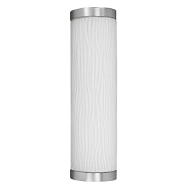 American Fluorescent FUW213SNEC Fusion Outdoor Sconce, Unique Smooth White Glass Diffuser... by American Fluorescent