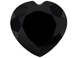 MIN 5.00CT 10X10MM HEART SHAPE BLACK SPINEL FROM AFRICA