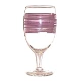 Fiesta Heather Stripe 16-ounce Glass Goblet by Fiesta