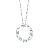 TIFFANY＆Co. ティファニー ネックレス 1837サークル ペンダント 並行輸入品 (品番:281)