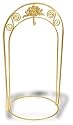 Ornament Display Stand With Double Arch And Center Hook (Set Of 3)