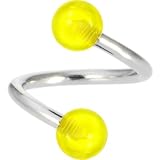 Spiral Twister - SHIMMERING GOLD Belly Button Ring - B0002T2HOQ