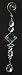 Sophisticated Clear Diamond Shape Faceted Jewel Christmas Dangle Ornament 8"