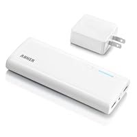 ANKER Astro M3 モバイルバッテリー 13000mAh 【Amazon限定セット】ハイパワー電源アダプタ付属モデル 大容量かつコンパクト 147x62x22mm 2USBポート同時充電 iPhone5/4S/iPad/Galaxy/Xperia/Android/各種スマホ/Wi-Fiルータ等対応(日本語説明書付) Astro M3+adapter
