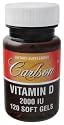 Carlson Laboratories - Vitamin D, 2000 IU, 120 softgels