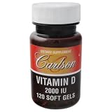 Carlson Laboratories - Vitamin D, 2000 IU, 120 softgels