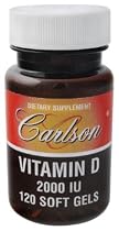 Carlson Laboratories - Vitamin D, 2000 IU, 120 softgels