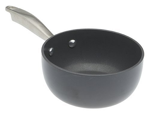 Anolon Titanium Nonstick Dishwasher Safe 1-Quart Petite Saucier Pan