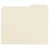 File Folder,2/5 Right End Tab Cut,2 Ply,Letter, Manila (ESSR75225RE)