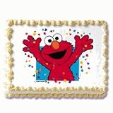 Elmo Birthday Cake Edible Image