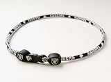 Eagles Wings Oakland Raiders 21 Inch Titanium Necklace