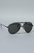 Vintage Eyewear The Porsche Design 5657 Sunglasses in Black & Gold,Sunglasses for Unisex