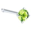 Peridot Green Cubic Zirconia Nose Bone
