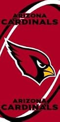 Arizona Cardinals Fiber Reactive Pool/Beach/Bath Towel (Team Color)