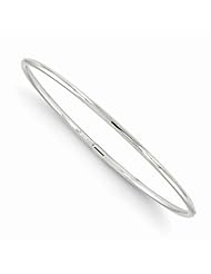 Leslies 10K White Gold Slip-On Bangle5699-7