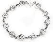 Sterling Silver OM Absolute Hindu Symbol Yoga Bracelet