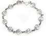 Sterling Silver OM Absolute Hindu Symbol Yoga Bracelet