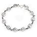 Sterling Silver OM Absolute Hindu Symbol Yoga Bracelet