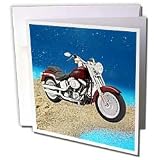 Greeting Card Picturing Picturing Harley Davidson Motorcycle
