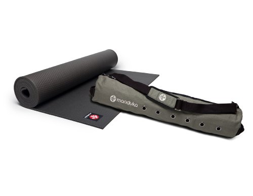 Manduka Black 85-Inch PRO Yoga Mat Package On Sale