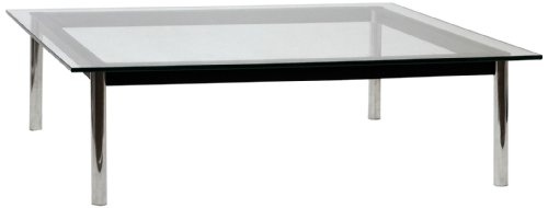 Lexington Modern Le Corbusier Style LC10 Square Coffee Table