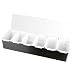 Excellante Stainless Steel 6 Compartment Condiment Dispenser