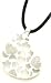 Necklace and Pendant Set - Sterling Silver Heart Pendant with 16 Cord Necklace