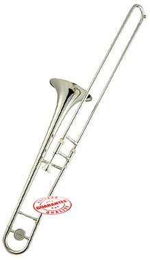 Del Sol Slide Bb Trombone Silver, AVA112-BN