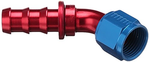 Aeroquip FCM1524 Aluminum -10AN Socketless 45-Degree Hose Fitting