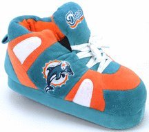 NFL Miami Dolphin Slippers - One Color XXL- Unisex 12 - 15