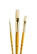 Princeton Brush Set Bristle Round 3, Flat 4, 6