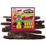 The Jerky Hut Montezuma's Rage Single Habanero Beef Jerky