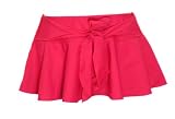 VIX Hot Pink Solid Bow Skirt Swim Cover up XS/S