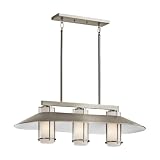 Kichler Lighting 42811NI 3 Light Tavistock Island Light, Brushed Nickel