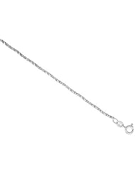 Sterling Silver Italian Twisted BOX Chain Necklace 1.4mm Nickel Free, Sizes 7 - 30 inch