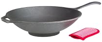 Lodge Cast Iron Stir Fry/Wok Skillet