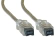 IEEE-1394, 9P / 9P, Firewire Cable, Clear, 10 ft