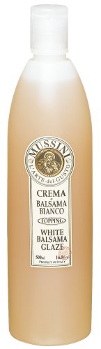 Mussini Crema, White Balsama Glaze, 16.9-Ounce Bottles (Pack of 2) by Mussini
