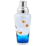 Wild Eye Designs Martini Shaker, Goldfish Design