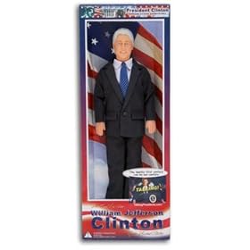 'President Bill Clinton Talking Action Figure' - Political Gag Gift by Talking Presidents