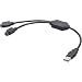 Belkin USB PS/2 Adapter - Keyboard / mouse adapter - 4 PIN USB Type A (M) - 6 pin PS/2 (F) - dark grey