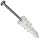Toggler 30032 Self-Drilling Drywall Anchor, Alloy, 1-1/4" Length, #6 Threads, Pack Of 50