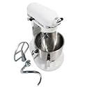 KitchenAid KM25G0XWH Commercial Series 5-Quart Stand Mixer, White